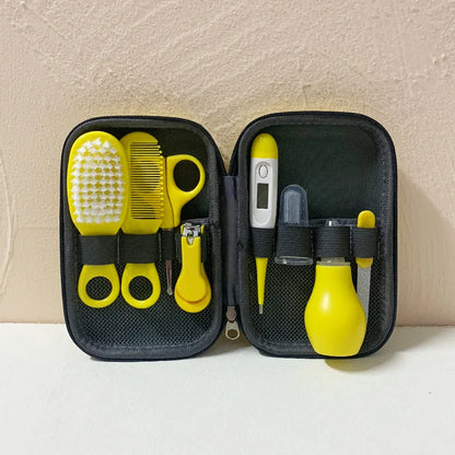 Gift-ready baby hygiene and grooming set for new parents, essential for newborn care