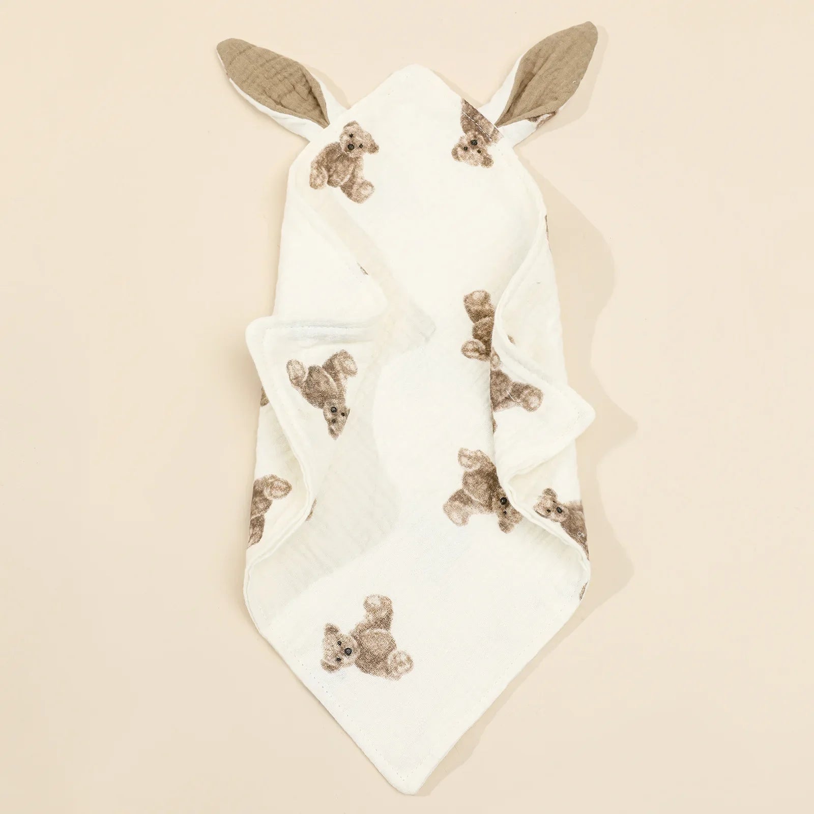 Baby shower gift: soft cotton animal comforter blankie, perfect for newborns