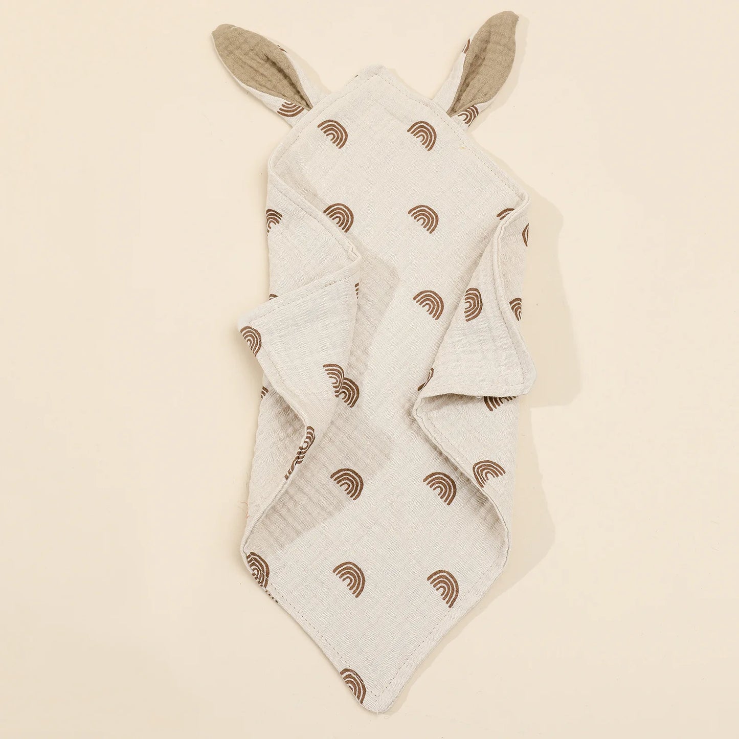 Cotton animal security blanket, provides soothing comfort and warmth for newborns