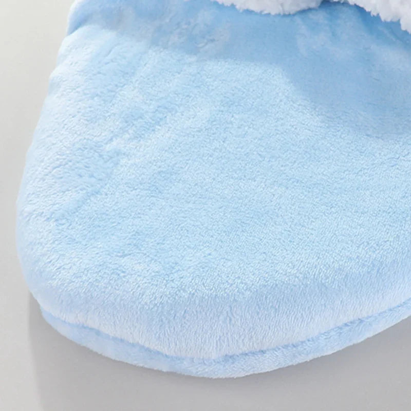 Swaddle sleeping bag with delightful animal patterns for little ones.