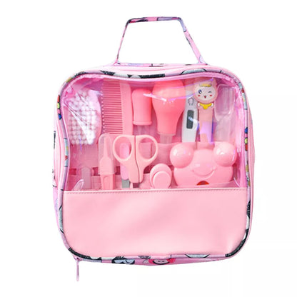 13-piece baby care set with secure storage case, ideal for new baby