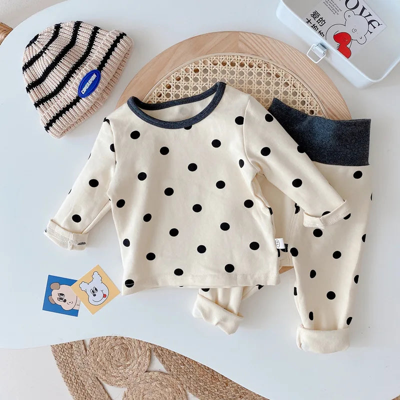 Unisex baby cotton top and pant set, perfect casual outfit for everyday comfort.