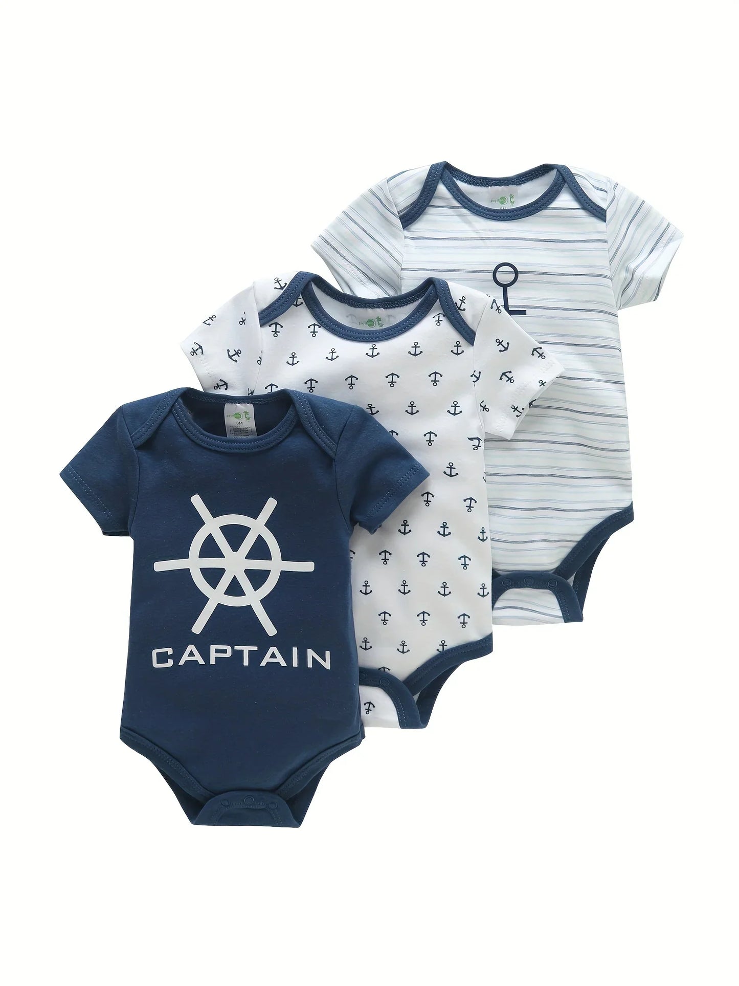 Summer baby essential: lightweight cotton graphic romper, cozy infant bodysuit