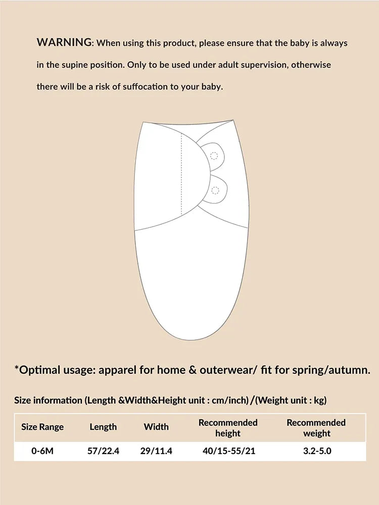 Newborn cotton swaddle sleepsack displayed, emphasizing its soft material and essential baby sleep benefits.