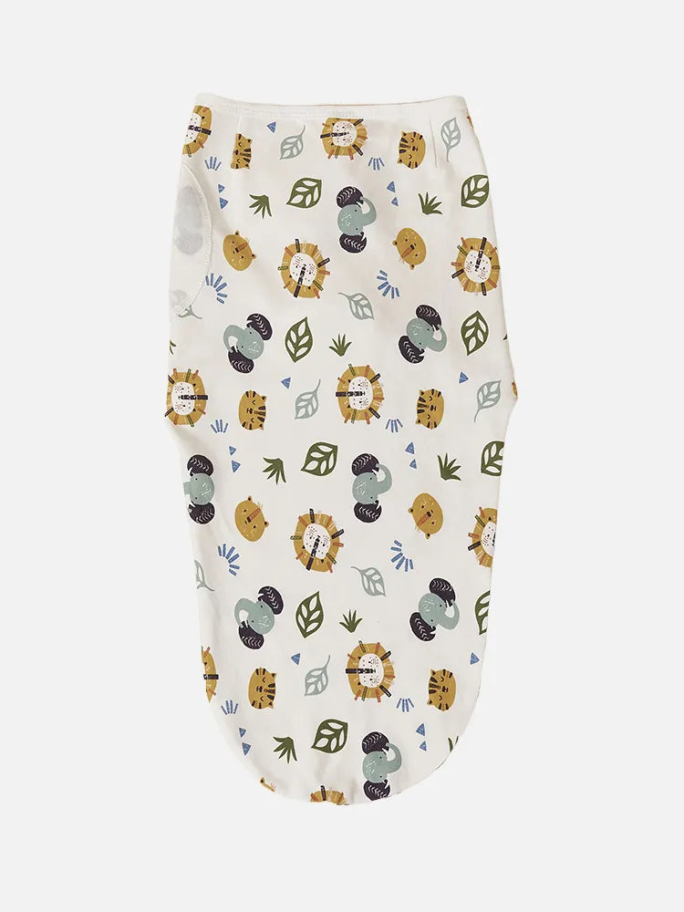 Unisex newborn cotton swaddle sleepsack, perfect for all seasons comfort in the nursery.