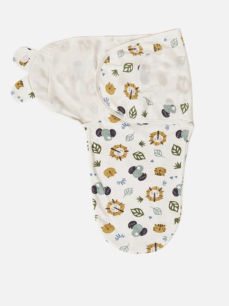 Soft cotton baby swaddle sleepsack, designed for safe infant sleep and essential for newborns.