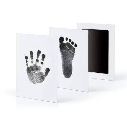 Gift-ready baby handprint footprint kit, excellent for a newborn gift or unique baby shower present.