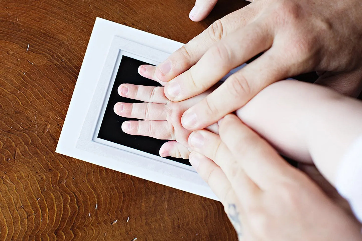 Baby shower gift idea: handprint footprint kit with safe, non-toxic ink for lasting memories