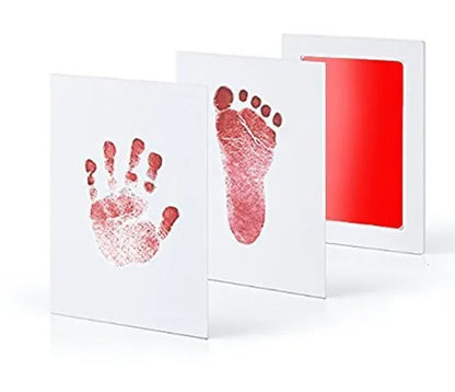High-quality non-toxic ink pad for baby handprint and footprint, a treasured memory gift
