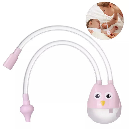 Newborn Baby Nasal Aspirator, gentle silicone nose cleaner for infant congestion relief