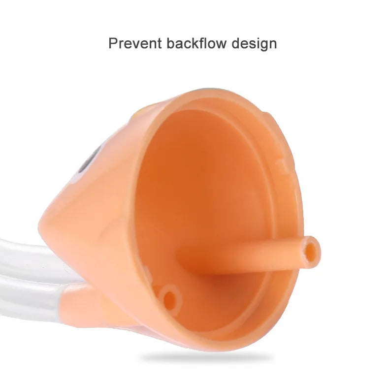 Newborn nose cleaner with protective cap, ensuring hygiene for baby health