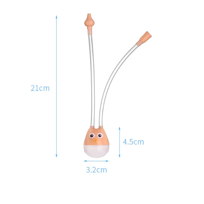 Baby nasal aspirator, soft tip for gentle infant nose cleaning, newborn essentials