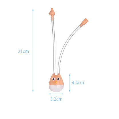 Baby nasal aspirator, soft tip for gentle infant nose cleaning, newborn essentials