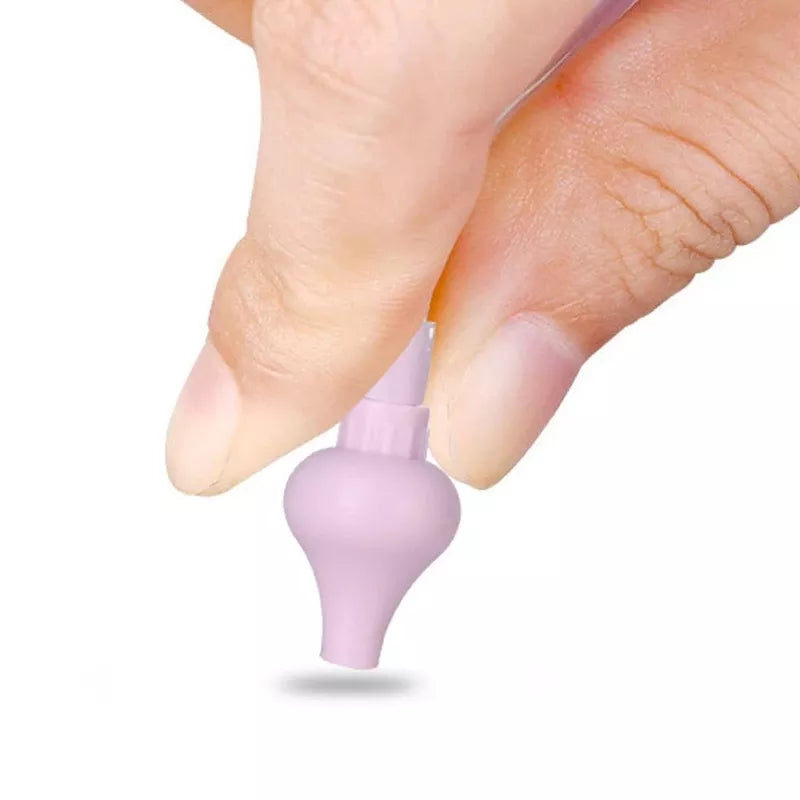 Silicone baby nasal aspirator, safe and soft for infant care and respiratory relief