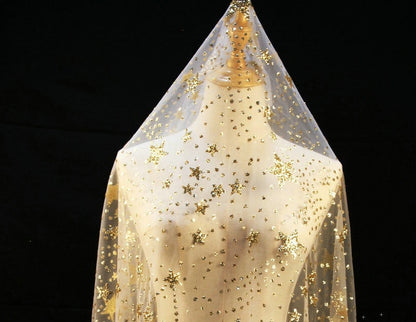 Baby newborn photography star wrap and backdrop blanket, soft white polyester with stars