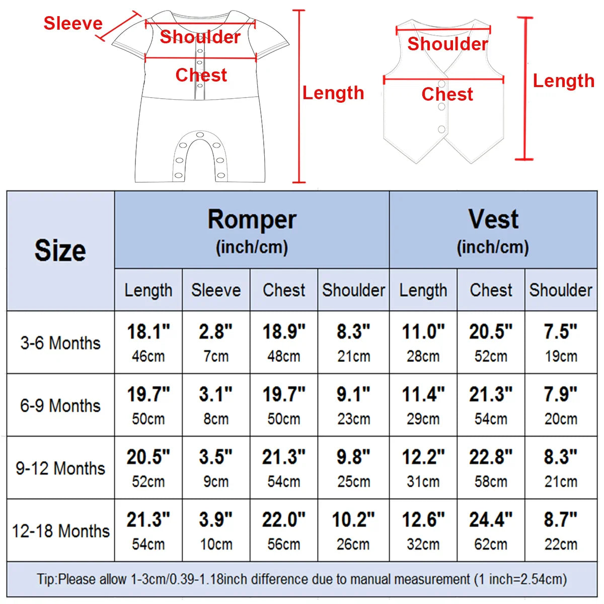 Complete baby gentleman infant suit: christening romper, vest, and accessory set for boys