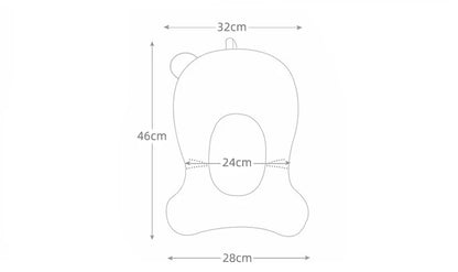 Practical baby bath support, easy to clean, ensures hygienic newborn bathing