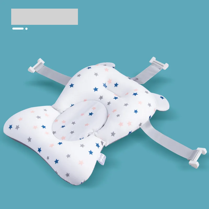 Compact newborn bath support, soft fabric for ultimate infant comfort and safety