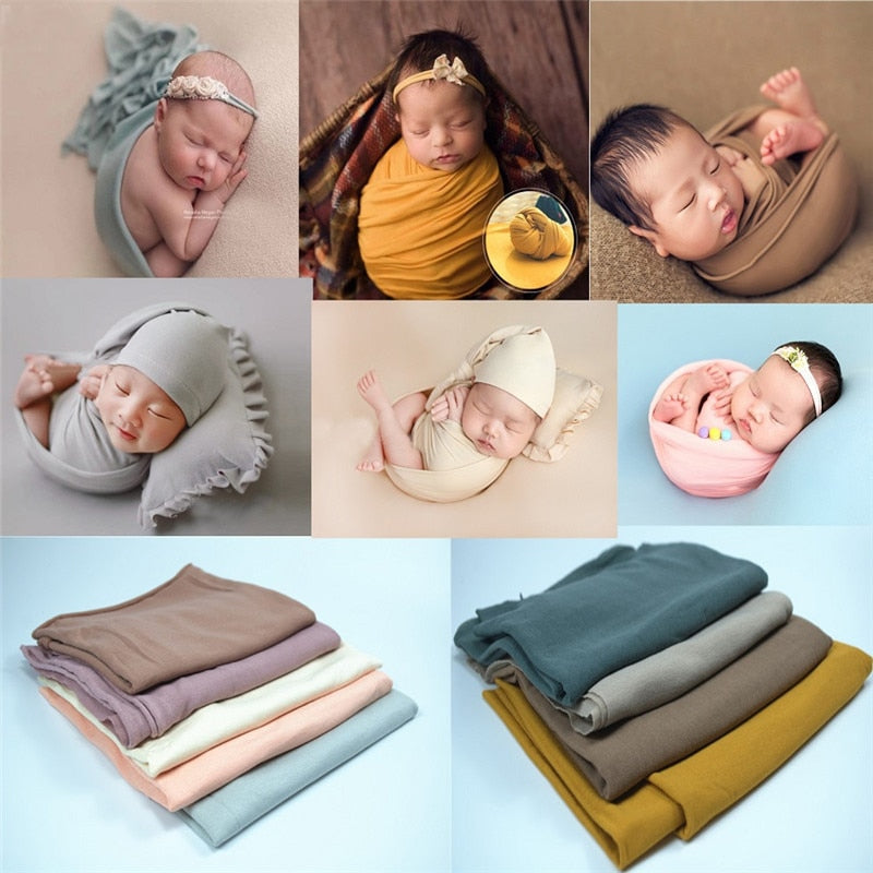 Newborn safely wrapped in a soft, breathable cotton baby swaddle blanket, perfect for infant sleep.