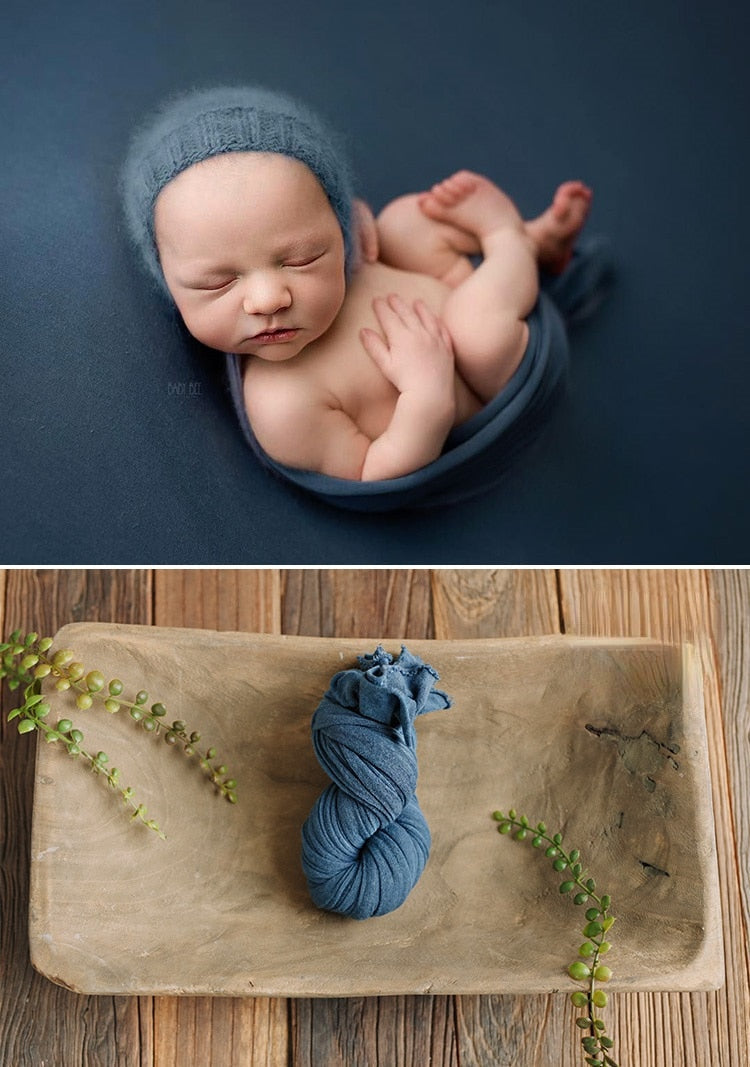 Cotton swaddle blanket with an elegant pattern, a thoughtful baby gift for expecting parents.