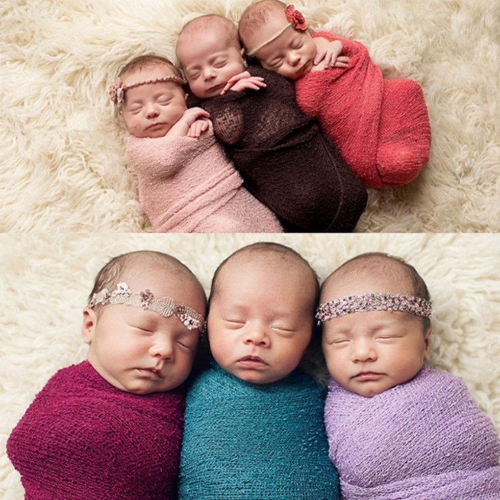 Breathable mesh design newborn swaddling blanket, ideal baby gift