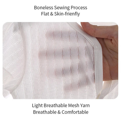 Newborn unisex cotton short sleeve bodysuit, designed for ultimate infant comfort and breathability