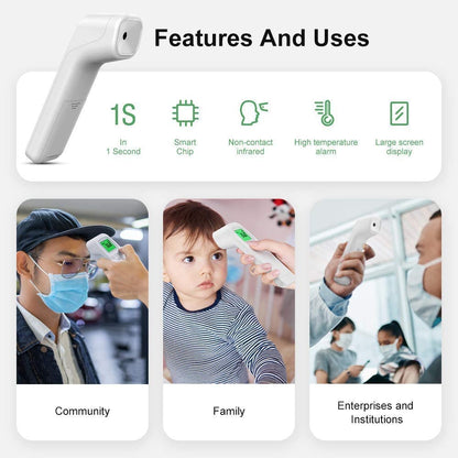 Non-contact infrared digital thermometer for babies, fast fever detection & health monitoring