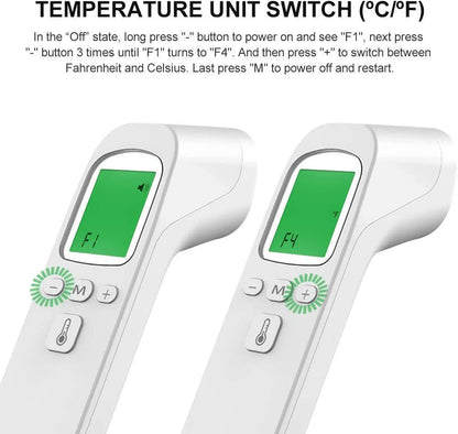 Infrared thermometer for kids, non-contact design for hygienic and easy health monitoring