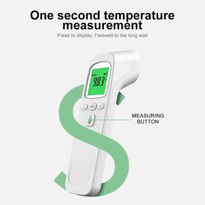 Medical grade non-contact digital thermometer, essential for home baby health and fever detection