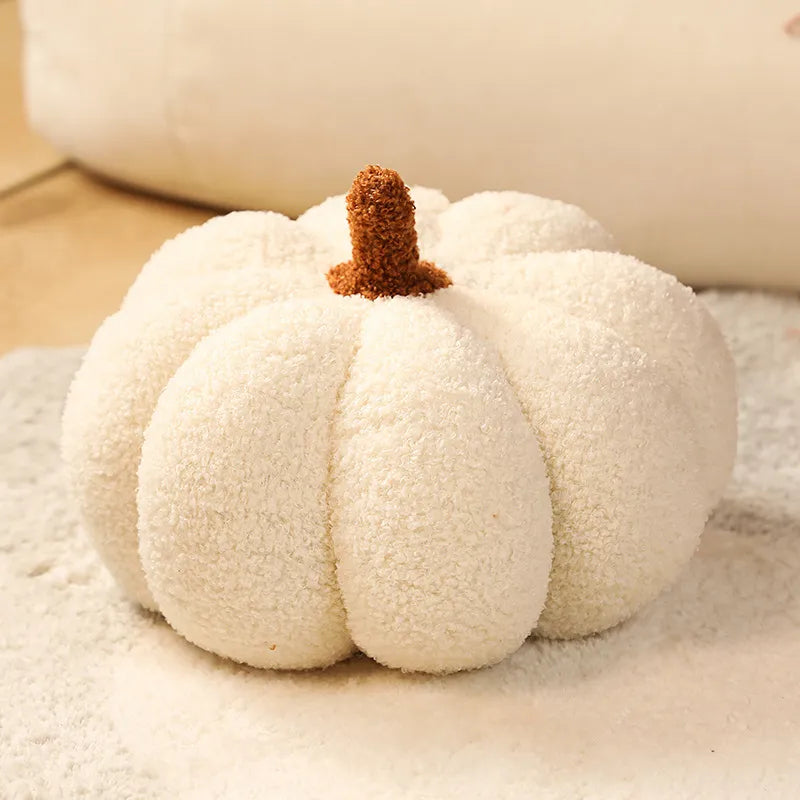 Unique 7.87 inch plush pumpkin, stands out as a Halloween home accent