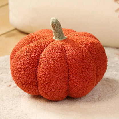 Textured pumpkin plush toy, 7.87 inch, unique Nordic Halloween decor item