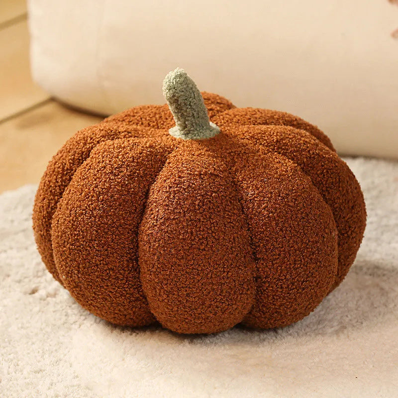 Decorative plush pumpkin, 7.87 inch, adding charm to fall decor