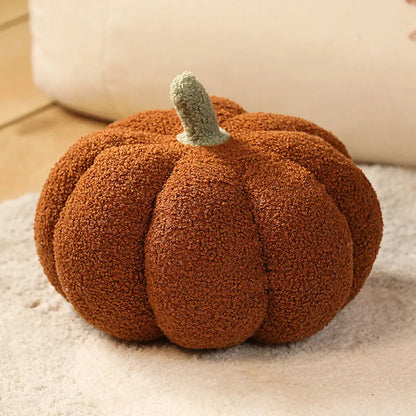 Decorative plush pumpkin, 7.87 inch, adding charm to fall decor