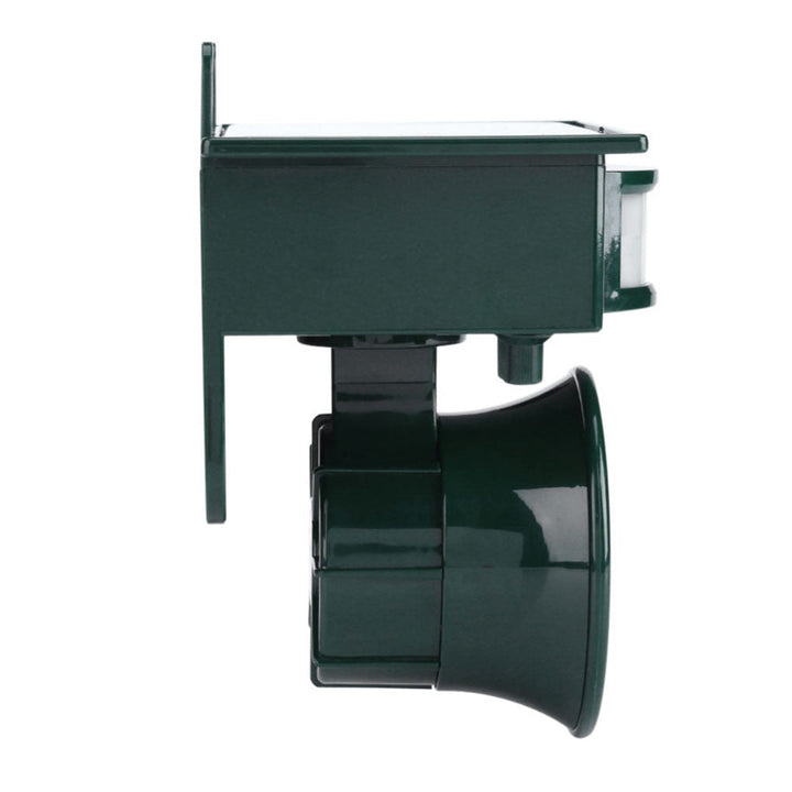 Versatile outdoor solar bird repeller, effective against pigeons, crows, & other garden pests.