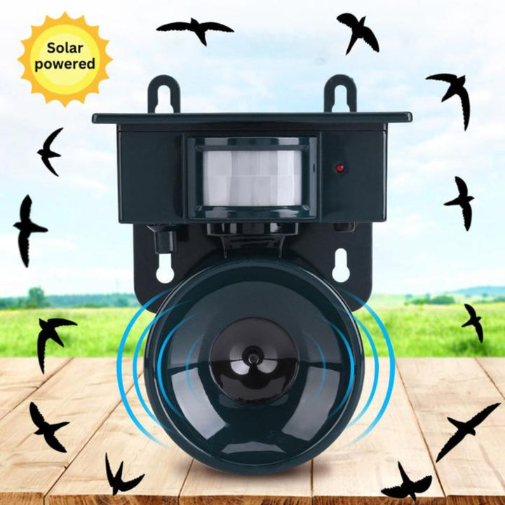 Wildlife management: Advanced solar bird repeller ensures a pest-free outdoor environment.