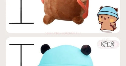 Sweet panda plush, a soft stuffed animal pillow, ideal for kids' imagination.