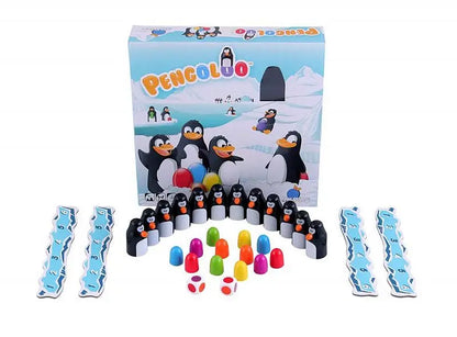 A child eagerly playing Pengoloo, showcasing the educational toy and memory adventure for all ages.