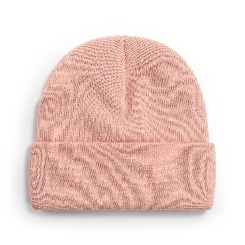 Custom initial beanie with 'I' patch, perfect personalized gift, unisex winter hat