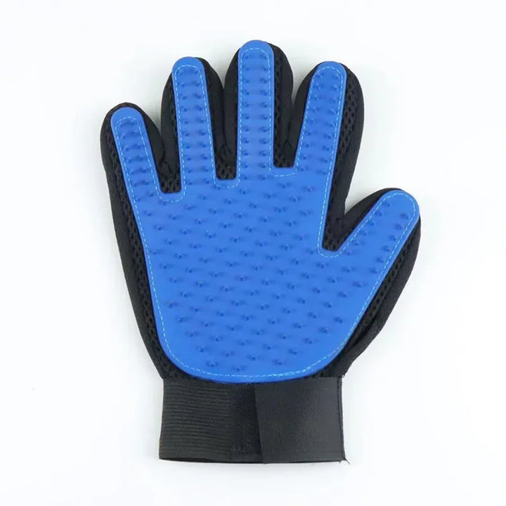 Easy-to-use grooming glove for effective dog & cat deshedding & regular pet care.