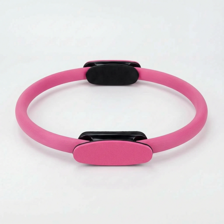 Fitness Pilates circle designed to improve core strength, flexibility, and muscle endurance in your home gym setup.