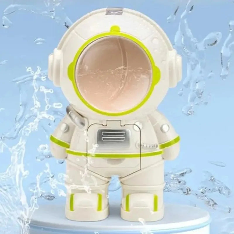 Toddler astronaut drinking cup, white 250ml water bottle with shoulder strap for baby health outdoor