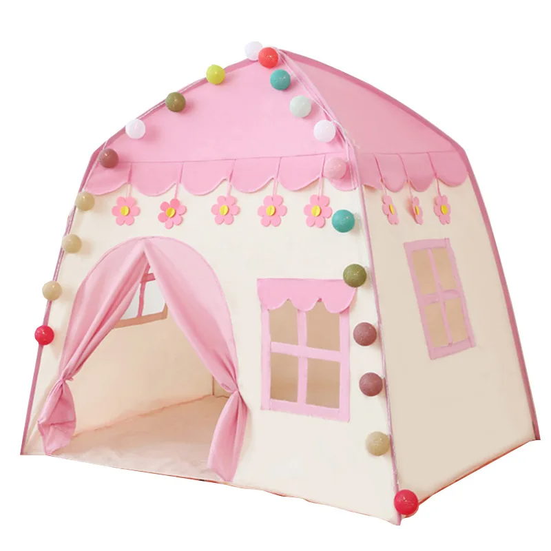 Imaginative play children's tent, a foldable princess castle for indoor or outdoor fun