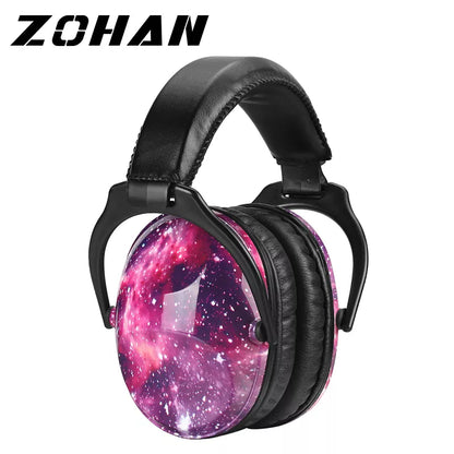 Blue childrens hearing protection ear defenders, ideal for autism sensory activities & fireworks safety.
