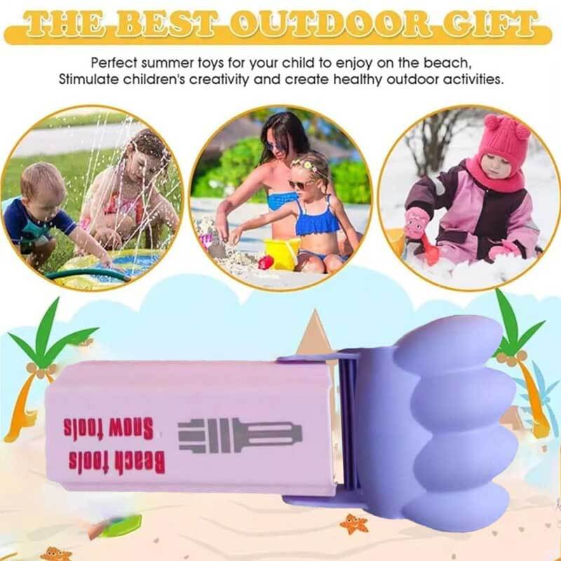 Kids' outdoor activity toy: a yellow sand digger excavator for engaging beach play.
