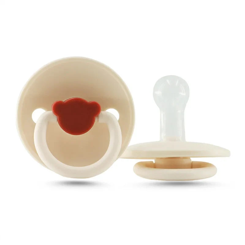 Orthodontic silicone baby soother, newborn pacifier for natural oral development, BPA-free