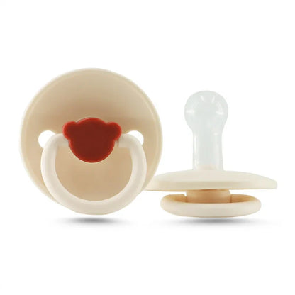Orthodontic silicone baby soother, newborn pacifier for natural oral development, BPA-free