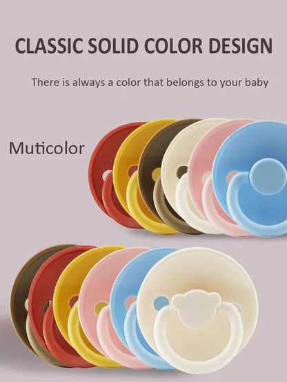 Easy-to-clean silicone baby soother, infant pacifier for busy parents, newborn essential