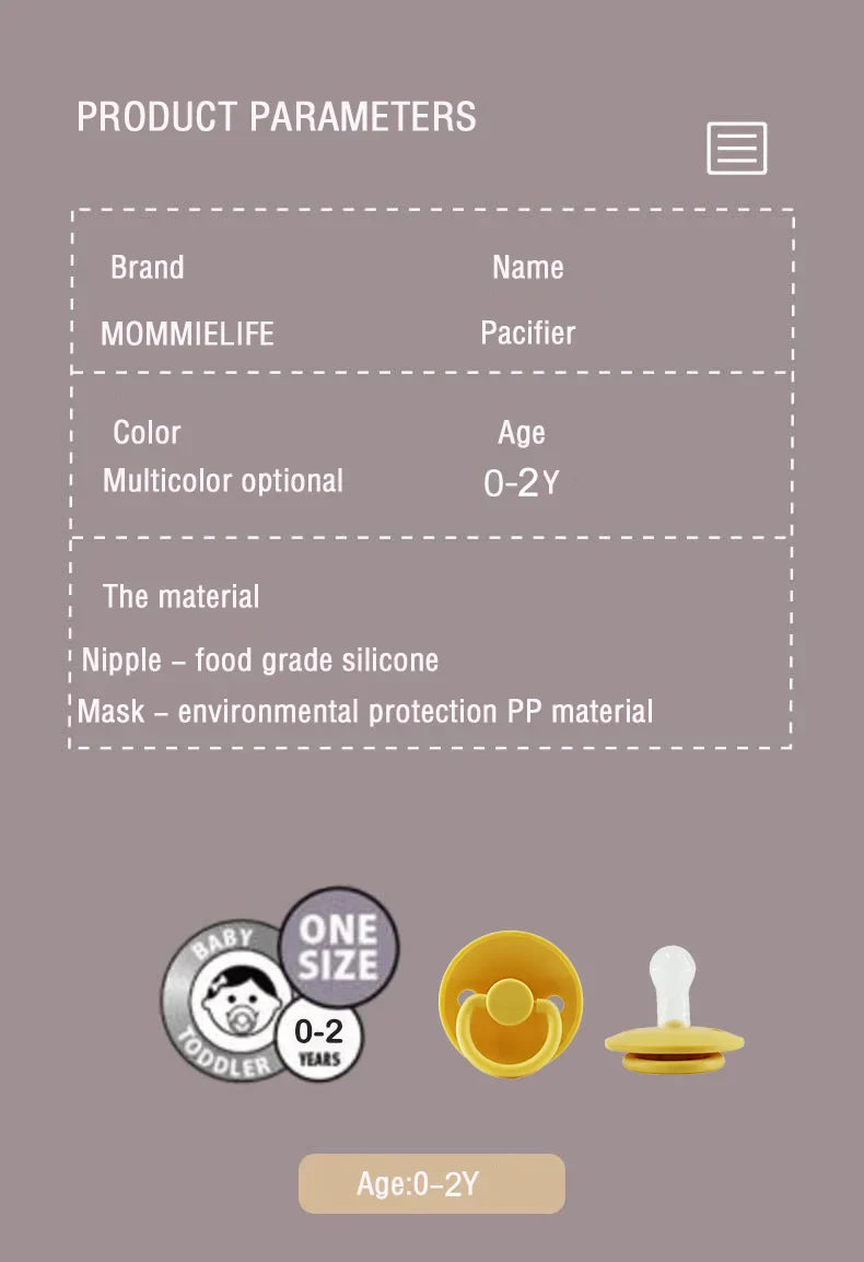Silicone baby soother for weaning, newborn pacifier aiding transition, infant feeding