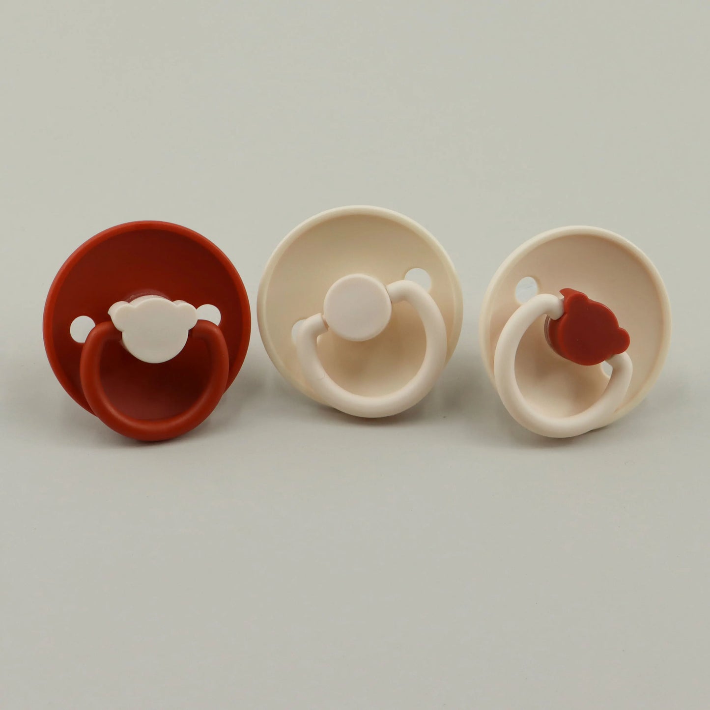 Clear silicone baby soother, newborn pacifier for discreet comfort, BPA-free feeding