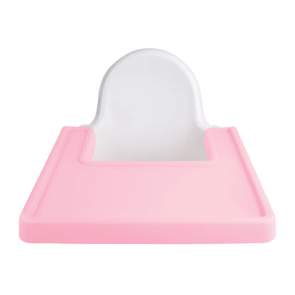 Yellow silicone feeding mat for babies, durable and spill-proof for mess-free mealtime.